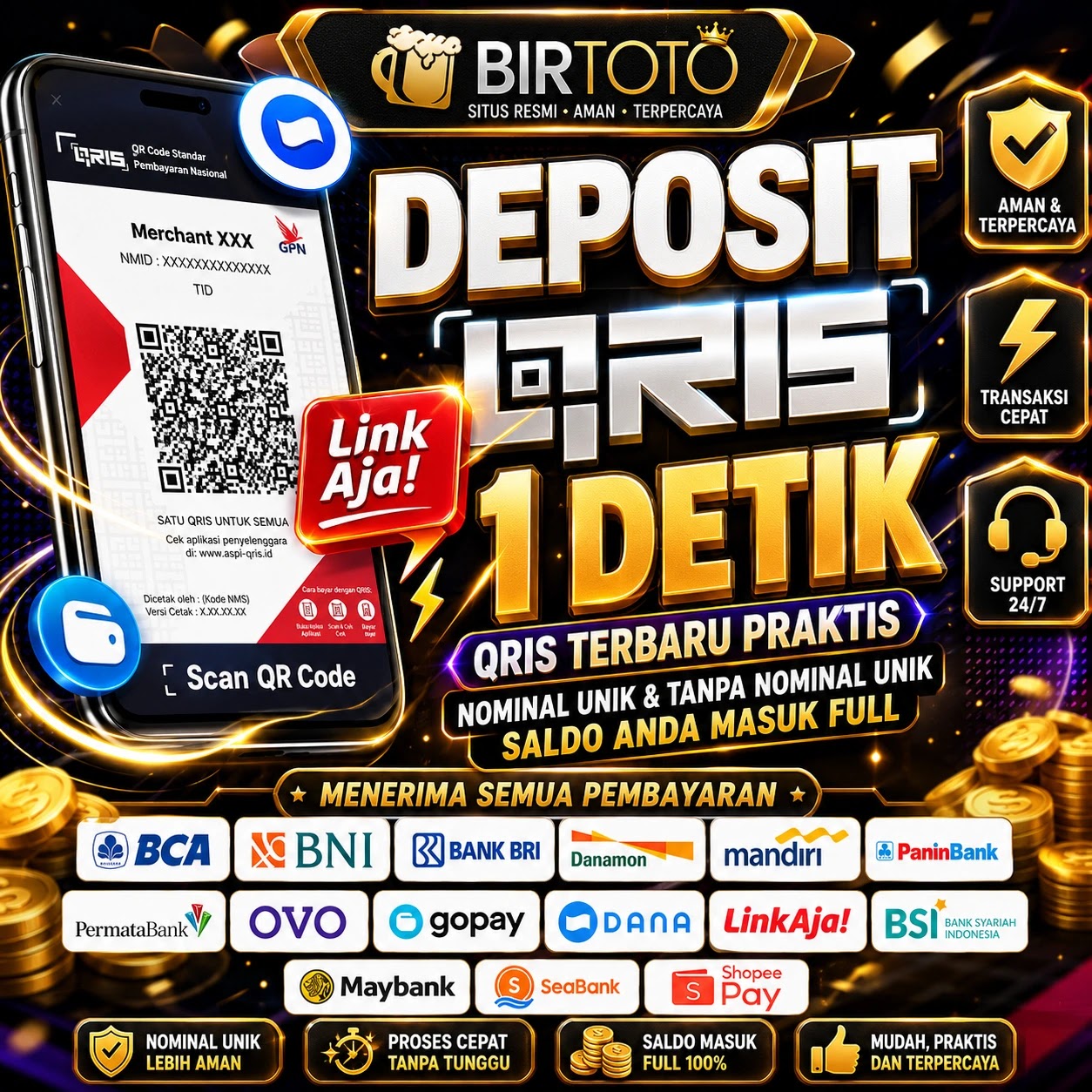 BIRTOTO | Akses Terbaru Deposit QRIS Tercepat & Terpercaya No.1 di Asia